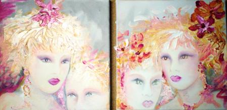 Jacqueline COLLARD Peintures sur toiles