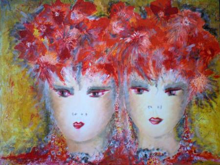 Jacqueline COLLARD Peintures sur toiles