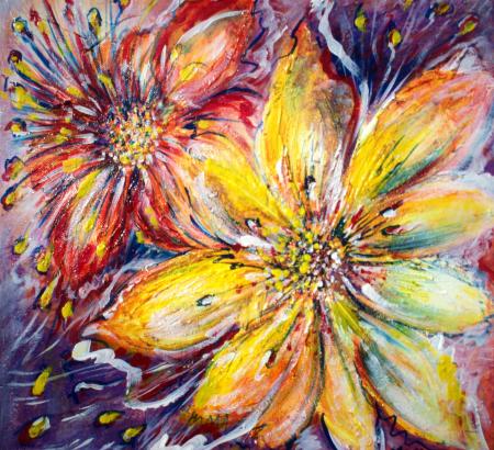 Jacqueline COLLARD Peintures sur toiles