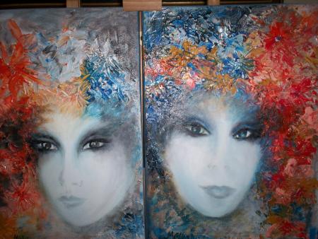 Jacqueline COLLARD Peintures sur toiles