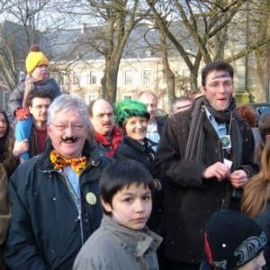 Le Bourgmestre et le Directeur de la Maison du Tourisme en spectateurs participants
