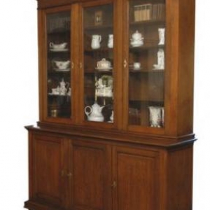 bibilotheque en chene (Ardennes belges, fin 19eme siecle)