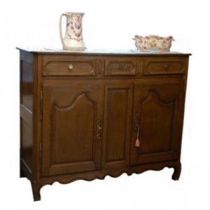 bahut Louis XV en chene ( France, milieu 19eme siecle) bahut Louis XV en chene ( France, milieu 19eme siecle)