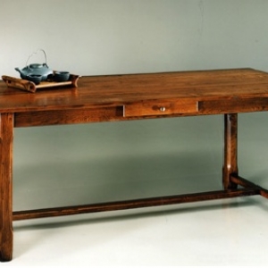 Table fermette - 2m/85cm - Possibilite de dimensions differentes - 1 ou 2 allonges