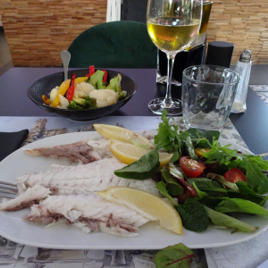 La Villa d'Eze - excellente dorade servie par Angelo