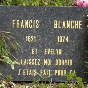 Tombe du comédien Francis Blanche