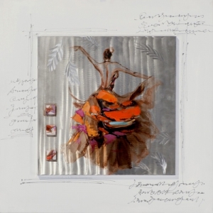 Tableau sur toile peint main