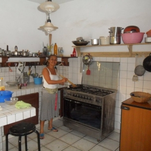 Villa Blonde, cuisine communautaire