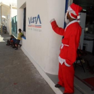 Un Pere Noel qui n'attire pas les enfants...