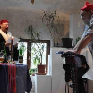 Chapitre de la Chouffe, 17 mars 2012. Le cadeau de Christian Michel.