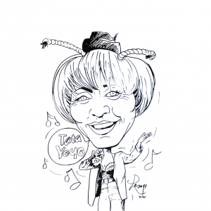 Annie Cordy caricature 