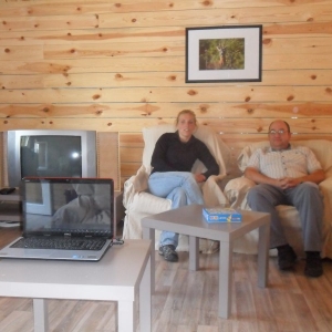 La ferme d’A Yaaz. Dans le logement "gite" pour les "hotes"
