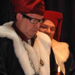 Chapitre de la Chouffe, 17 mars 2012. Le Grand Maitre J. Jaminon tel qu'en lui-meme.
