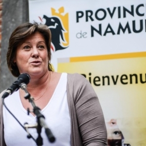 Geneviève Lazaron, députée provinciale en charge de la Culture