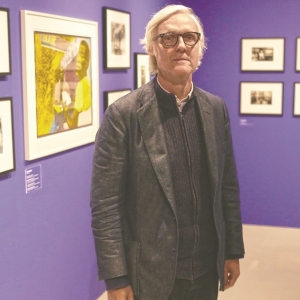 Alexis Fabry, commissaire français d' "Amérique Latine Éraflée" © Agustin Salinas/"El Universal"