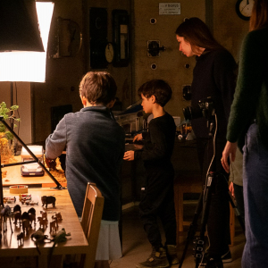 Atelier, de 6 à 12 ans, au "Flagey", à Ixelles : "Le Laboratoire d’Animation" © Ph. : Gilles Moins/"Les Grignoux"