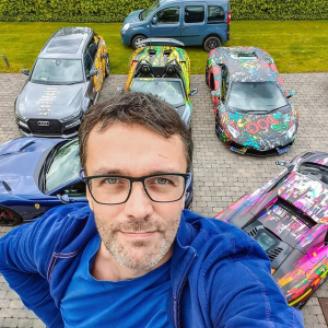 « Pog » (François Dequidt) & quelques-unes de ses voitures