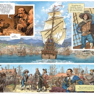 « Les Indes fourbes » © Juanjo Guarnido & Alain Ayroles /Éd. « Delcourt »/2019