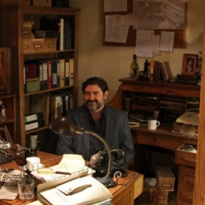 Le bureau du détective privé John Blacksad, avec © Juanjo Guarnido/« CBBD »/2020-2021