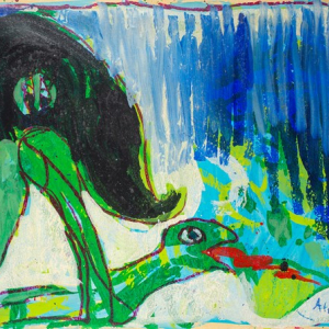 « Cache Télé » © Pierre Alexinsky © « Galerie Jamar »