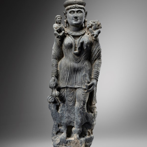 "Hariti, Protectrice bouddhiste des Enfants" (IIIe-IVe siècle) © "Grusenmeyer-Woliner" © Ph. : "BRAFA"