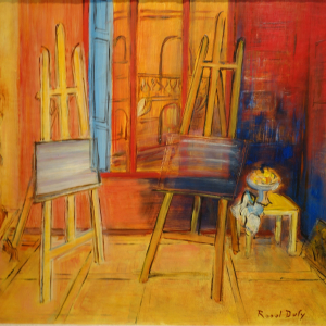 "L'Atelier de Perpignan" (Raoul Dufy) © "Galerie Taménaga" © Photo : Fabien Sebo