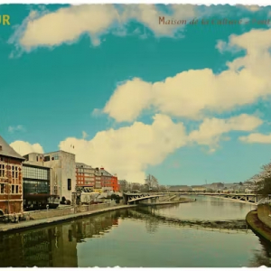 D'après une carte postale de Namur © Michel Peetz/2015