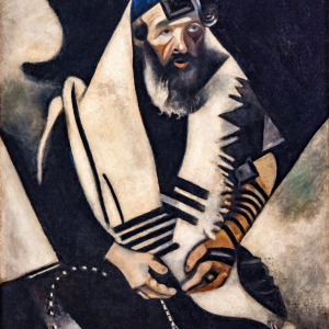 "Juif en Prière" (Marc Chagall/1923) © "The Art Institute" (Chicago)/"Adagp"/2023