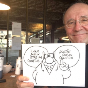 Philippe Geluck présente « Le Chat » © « Le Soir »/2020