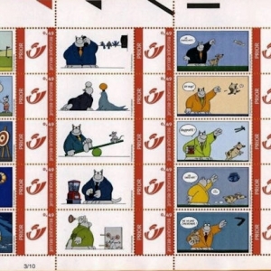 Timbres-Poste belges © Philippe Gelluck/« B Post »