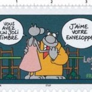 Timbre-Poste français © Philippe Gelluck/« La Poste »