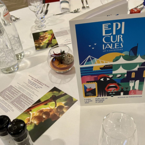 Menu d'un repas à la « Table des Chefs » © « Epicuriales »