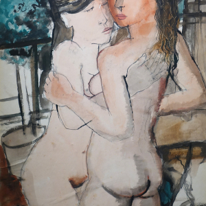 "Les Amies" (Paul Delvaux/1930) © Photo : Fabien Sebo