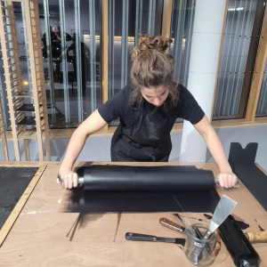 Camille Dufour & l' "Empreinte Carbonne" © Murielle Lecocq