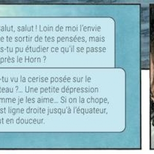 En relation avec son équipe/Page 46 © Renaud Garreta & Alexandre Chenet/Ed. « Dargaud »/2020