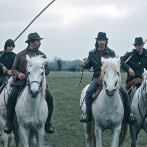 En Camargue, avec « Tom Medina » (Tony Gatlif) © « Les Films du Losange »