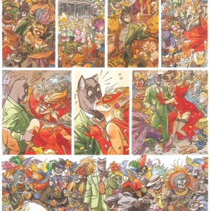 « Blacksad » à New Orleans, dans « L’Enfer, le Silence », dessins de © J. Guarnido/Éd. « Dargaud »/2010