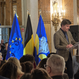 Sven Gatz, le doyen du Bureau du Collège néerlandophone © Photo : Fabien Sebo