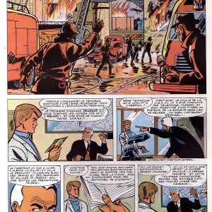 Dans les bulles, les textes d’André-Paul Duchâteau/1ère planche du 8è tome © « Lombard »/1969