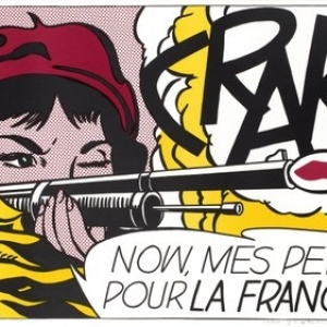 « Crak ! »/48,9x 70,2 cm/1963 © The Roy Lichtenstein Foundation Collection / SABAM 2021