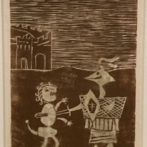 « St.-Georges Killing the Dragon »/37 x 26,7 cm/1950 © The Roy Lichtenstein Foundation Collection / SABAM 2021