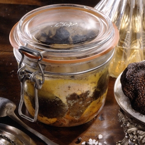 Foie gras de canard entier à la truffe noire 14% 