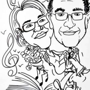 Animation caricature mariage Animation caricature mariage