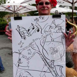 caricature minute Grande Choufferie Achouffe