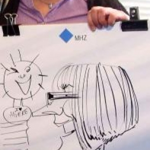 Intirio Gent MHZ caricature Intirio Gent MHZ caricature