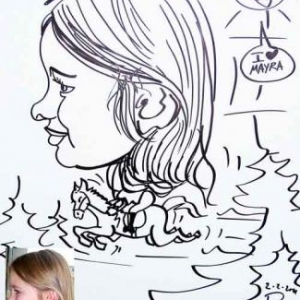 Mayra - MHZ caricature Mayra - MHZ caricature