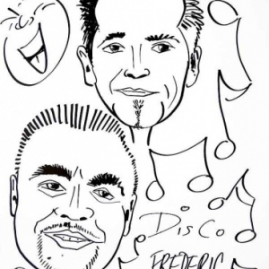 caricature minute pour mariage