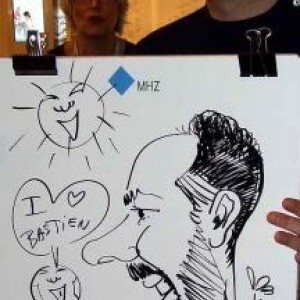 Intirio Gent MHZ caricature Intirio Gent MHZ caricature