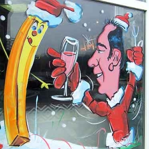  caricature  Joyeux NOEL et Bonne ANNEE 2011