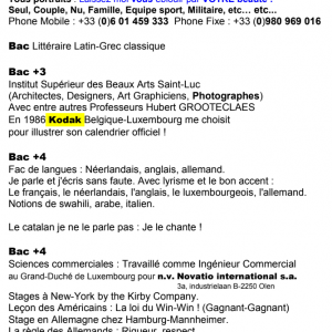 CV-Jean-Luc Recloux CV-Jean-Luc Recloux